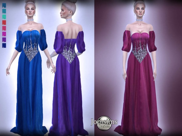  The Sims Resource: Stellinie dress by jomsims