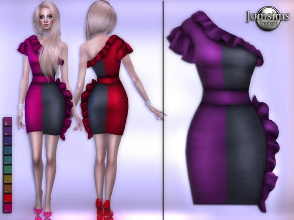  The Sims Resource: Rasaelty dress by jomsims