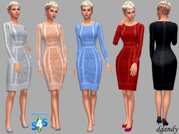  The Sims Resource: Dress Stella by dgandy
