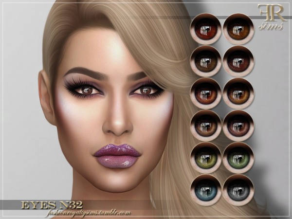  The Sims Resource: Eyes N32 by FashionRoyaltySims