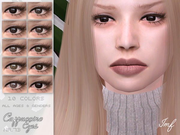  The Sims Resource: Cappuccino Eyes N.73 by IzzieMcFire