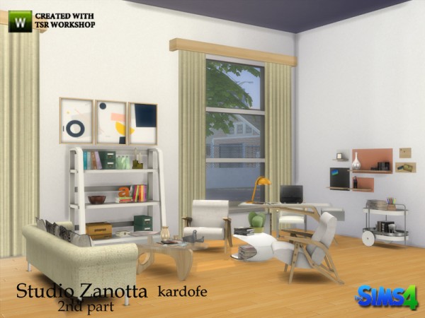  The Sims Resource: Studio Zanotta 2nd part by Kardofe