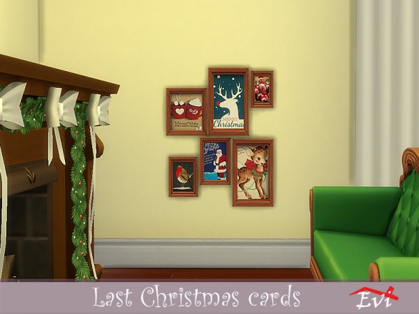  The Sims Resource: Last Christmas cards by evi