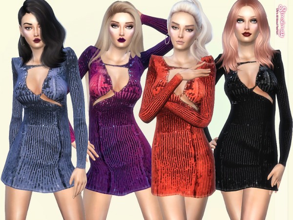  The Sims Resource: Hera Dress by Simsimay
