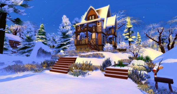  Studio Sims Creation: Chalet de Montagne
