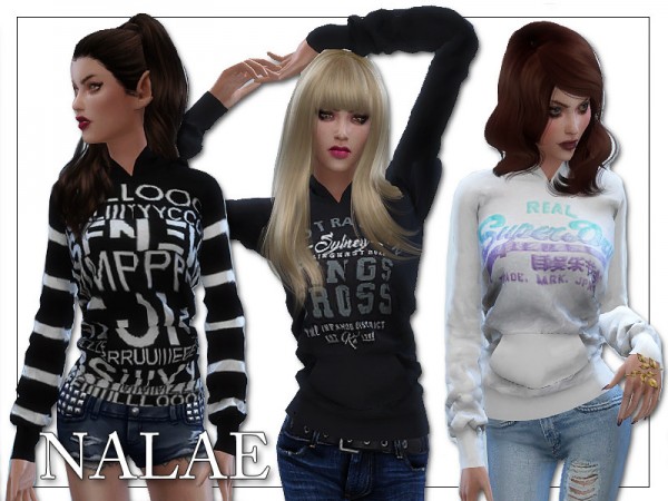  The Sims Resource: Comfy Hoodie with Pockets by Nalae