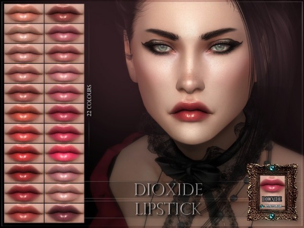  The Sims Resource: Dioxide Lipstick by RemusSirion