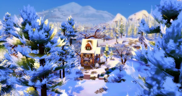  Studio Sims Creation: Chalet de Montagne