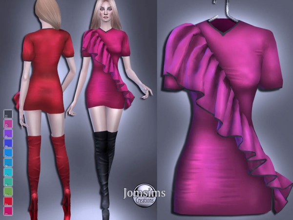  The Sims Resource: Nellyes dress by jomsims