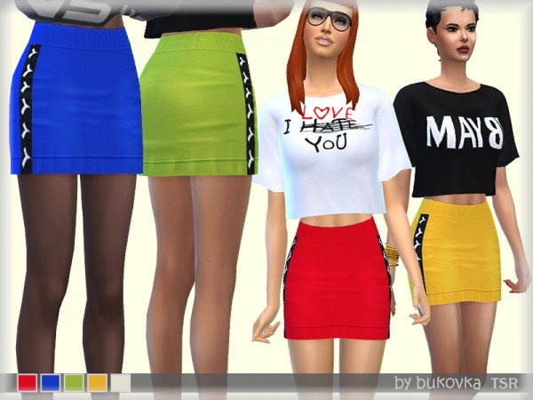  The Sims Resource: Skirt TYA by bukovka