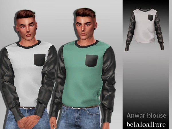  The Sims Resource: Anwar Blouse by belal1997