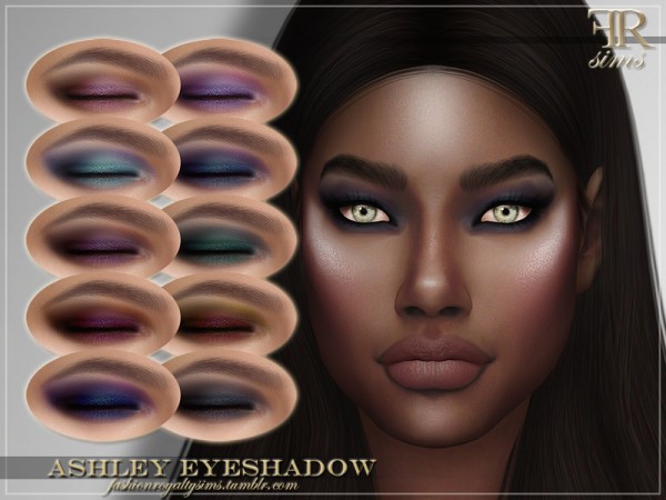  The Sims Resource: Ashley Eyeshadow by FashionRoyaltySims