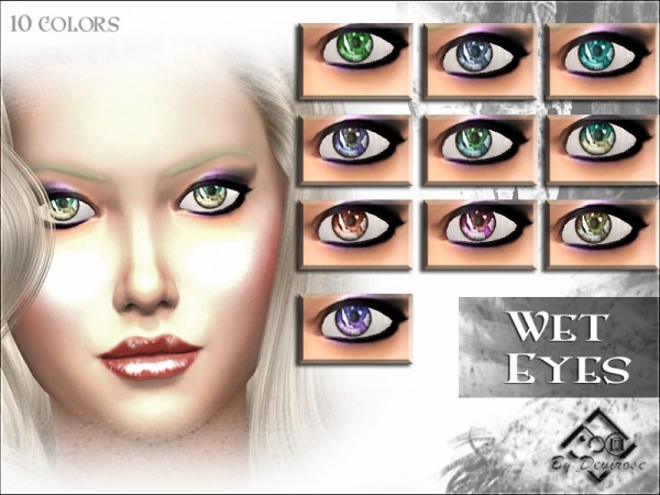  The Sims Resource: Wet Eyes by Devirose