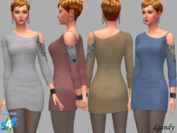  The Sims Resource: Dress Mona by dgandy