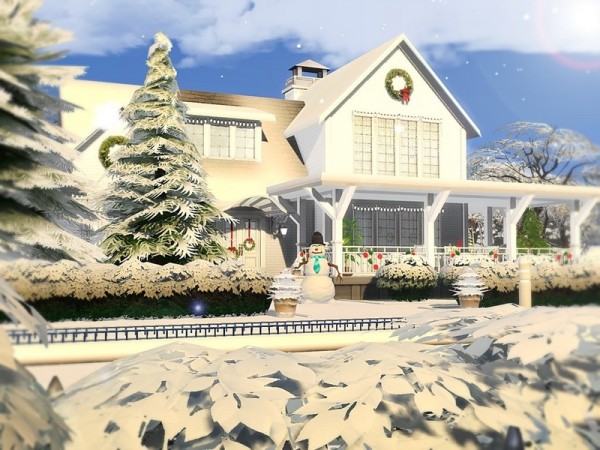  The Sims Resource: Happy Holidays Home by MychQQQ
