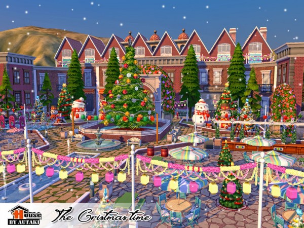  The Sims Resource: The Christmas time house by autaki