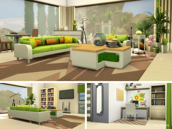  The Sims Resource: Eco Villa by Lhonna