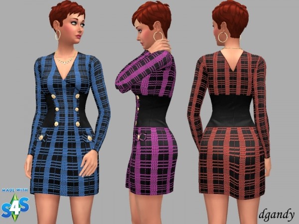  The Sims Resource: Dress  Heidi by dgandy