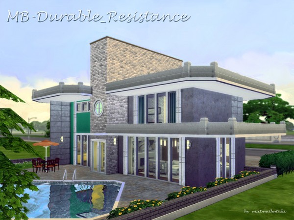  The Sims Resource: Durable Resistance house by matomibotaki