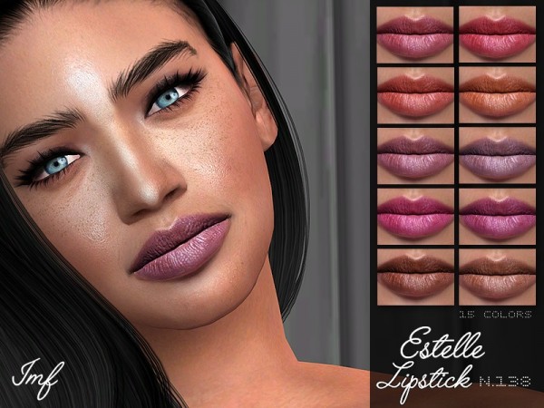  The Sims Resource: Estelle Lipstick N.138
