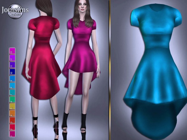  The Sims Resource: Sedanela dress by jomsims