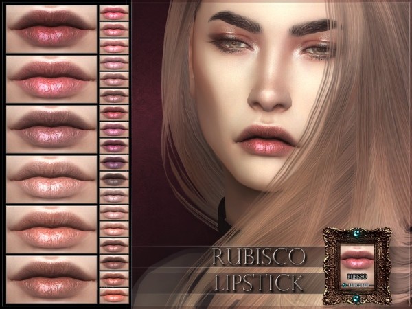  The Sims Resource: Rubisco Lipstick by RemusSirion