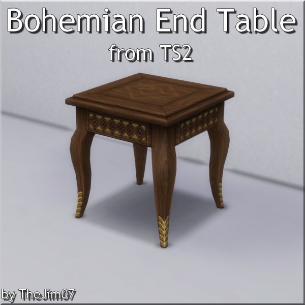  Mod The Sims: Bohemian End Table converted by TheJim07