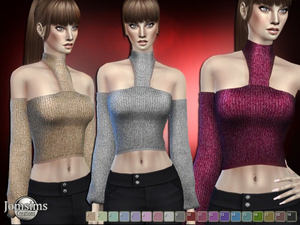  The Sims Resource: Chesly top by jomsims