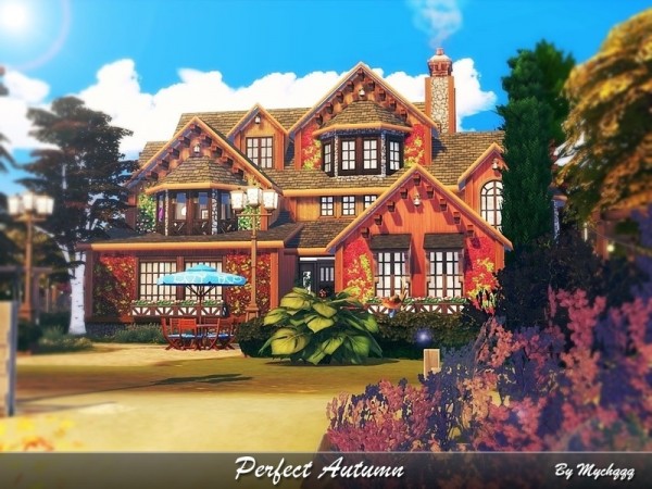  The Sims Resource: Perfect Autumn House by MychQQQ