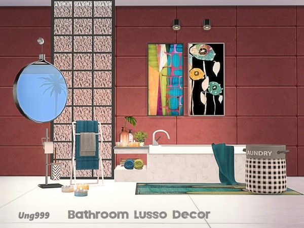  The Sims Resource: Bathroom Lusso Decor by ung999