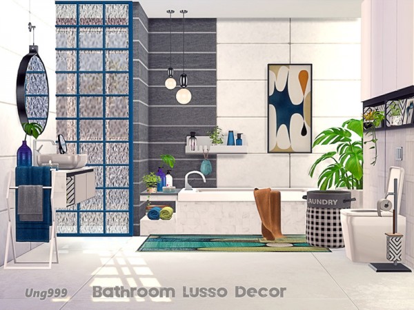  The Sims Resource: Bathroom Lusso Decor by ung999
