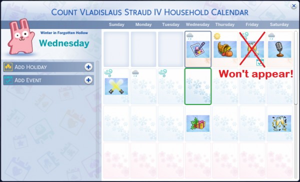  Mod The Sims: Surprise Holidays Be Gone! by simmytime