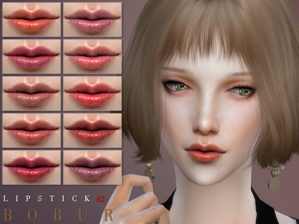  The Sims Resource: Lipstick 62 by Bobur