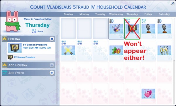  Mod The Sims: Surprise Holidays Be Gone! by simmytime