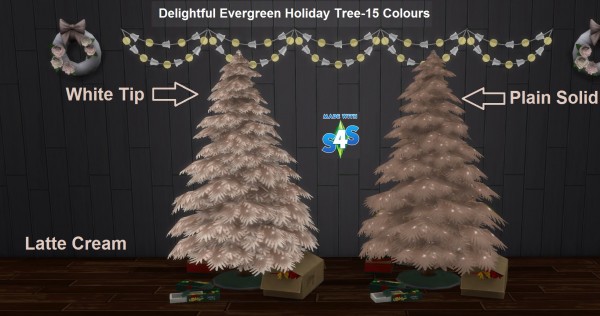  Mod The Sims: Delightful Evergreen Holiday Treeb  15 Colours by wendy35pearly
