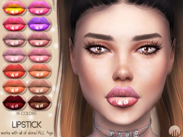  The Sims Resource: Lipstick BM03 by busra tr