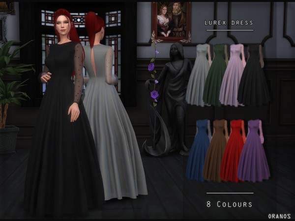  The Sims Resource: Lurex Dress by OranosTR