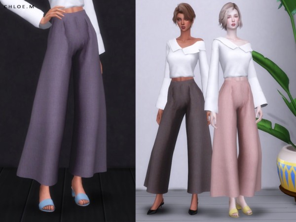  The Sims Resource: Loose Pants by ChloeMMM