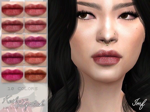  The Sims Resource: Keiko Lipstick N.140 by IzzieMcFire