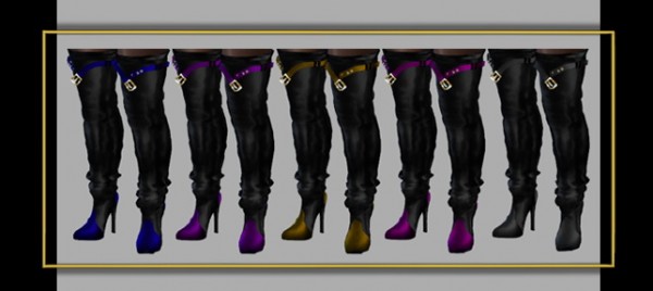  Fusion Style: Leather boots with straps by Sviatlana