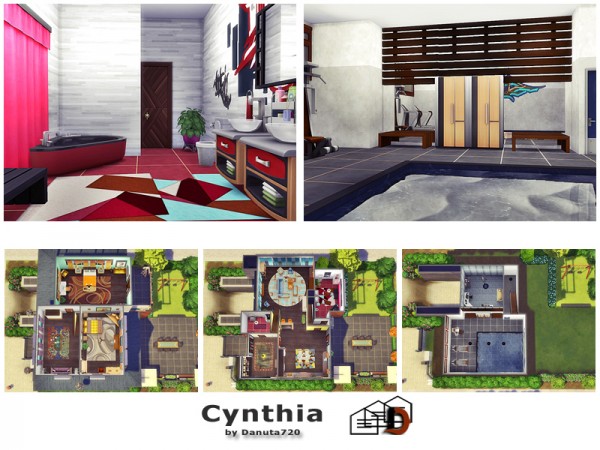  The Sims Resource: Cynthia house by Danuta720