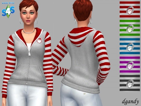  The Sims Resource: Hoodie Heidi by dgandy