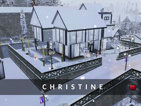  The Sims Resource: Christine Christmas decorated by melapples