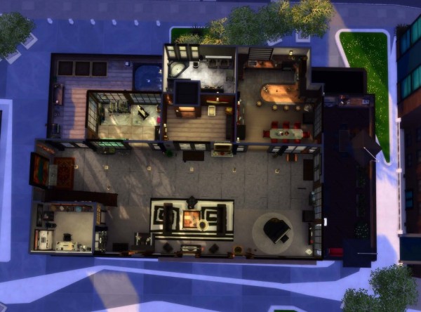  Mod The Sims: Apartment Loft KarinaLumi by tsukasa31