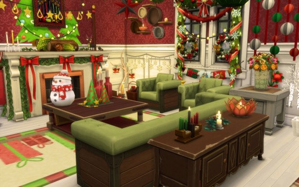 Sims Artists: Red Christmas Coin