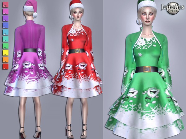  The Sims Resource: Gelvsfen dress by jomsims