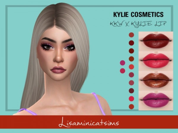  The Sims Resource: Kylie Lip by Lisaminicatsims