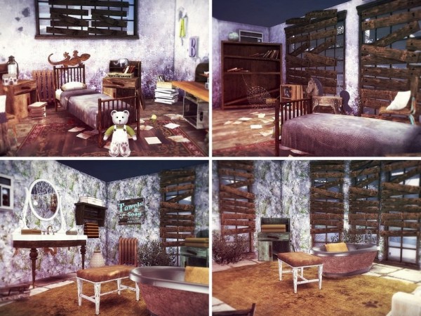  The Sims Resource: Abandoned House 3 by MychQQQ