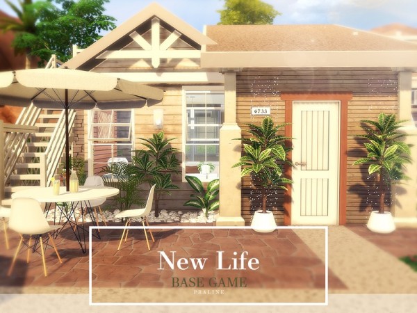  The Sims Resource: New Life house by Pralinesims