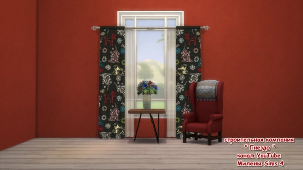  Sims 3 by Mulena: Curtains New Year